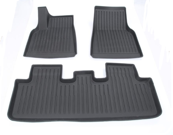 Komplett Set Allwetter Gummi Matten für Tesla Model Y Komplett Set Allwetter Gummi Matten für Tesla Model Y