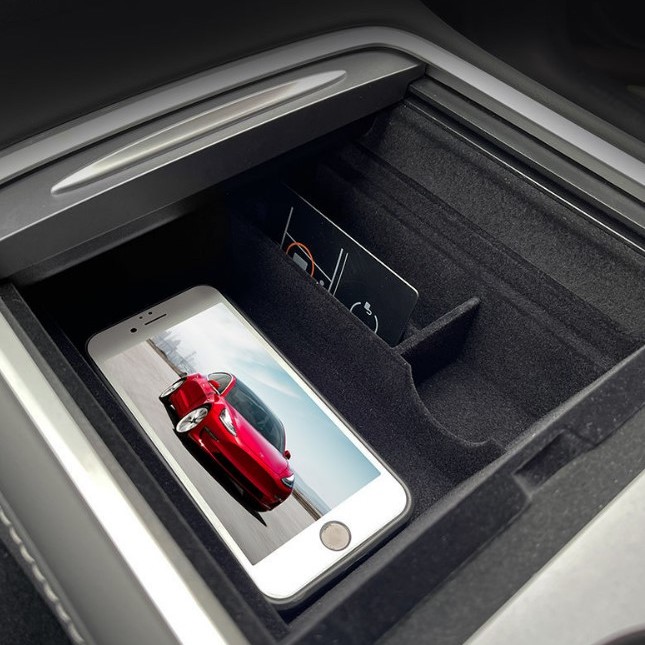 Organizer Fach Box Mittelkonsole für Tesla Model 3 & Model Y