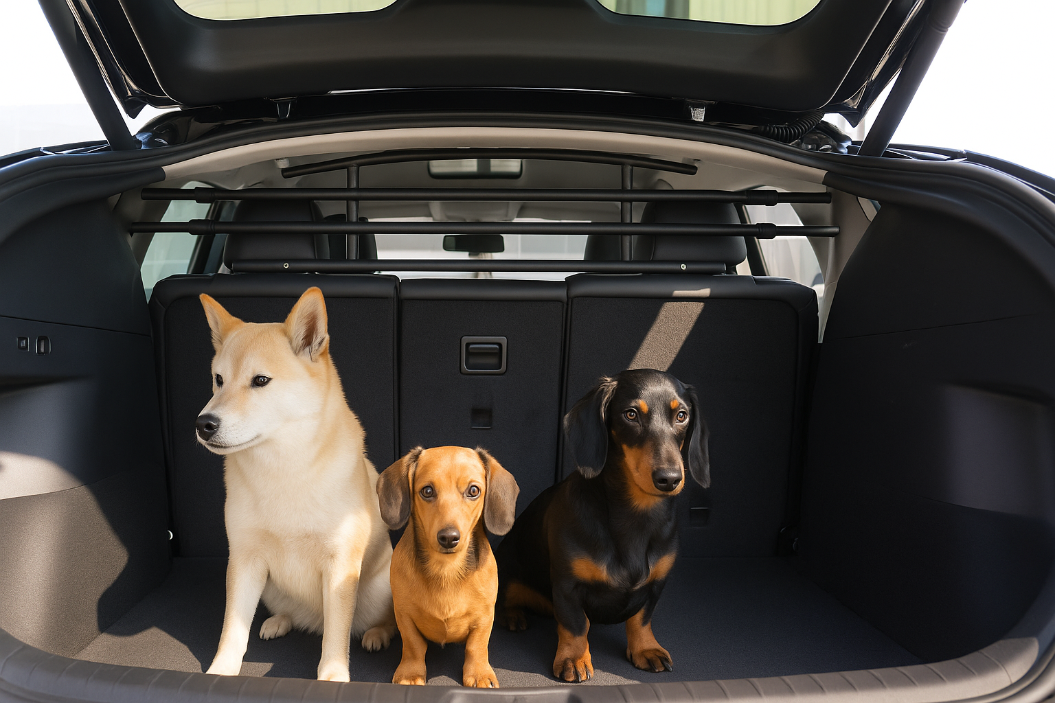 Hundegitter Rücksitzbank für Tesla Model Y