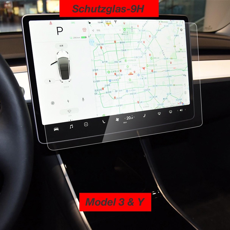 Beeldschermbeschermingsglas voor Tesla Model 3 & Y