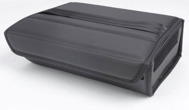 Foldable organizer storage box under the driver's seat for Tesla Model Y
