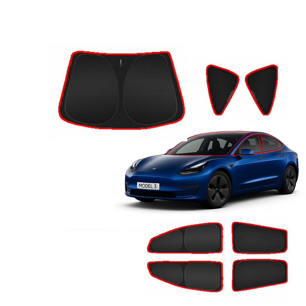 Set de oscurecedores del Tesla Model 3