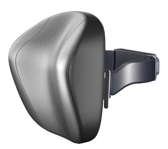 Kopfstütze, Nackenstütze für mehr Komfort für Tesla Model 3 & Tesla Model Y, mit Tablett / Handy Halterung