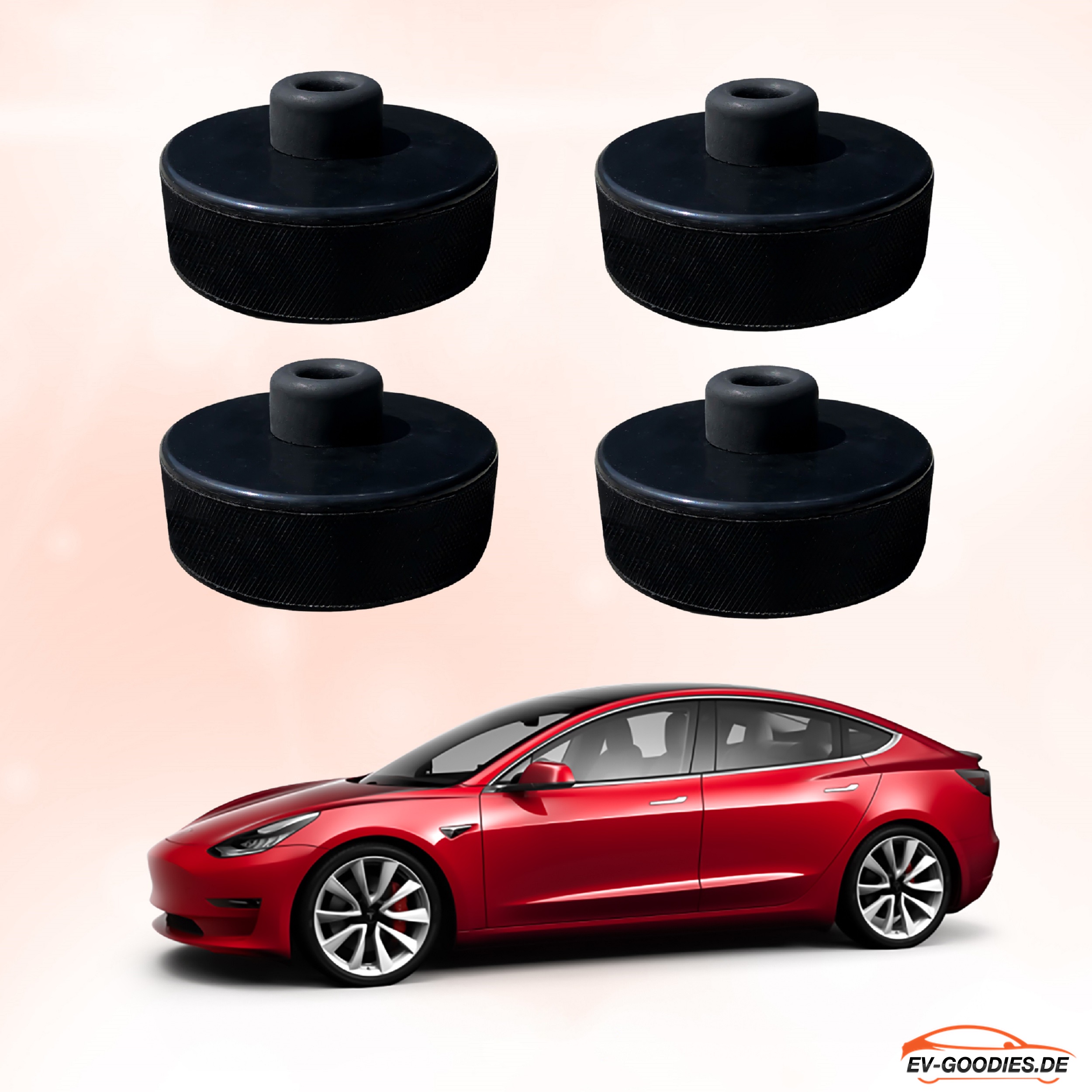 4x jekkepunkter for Tesla Model 3