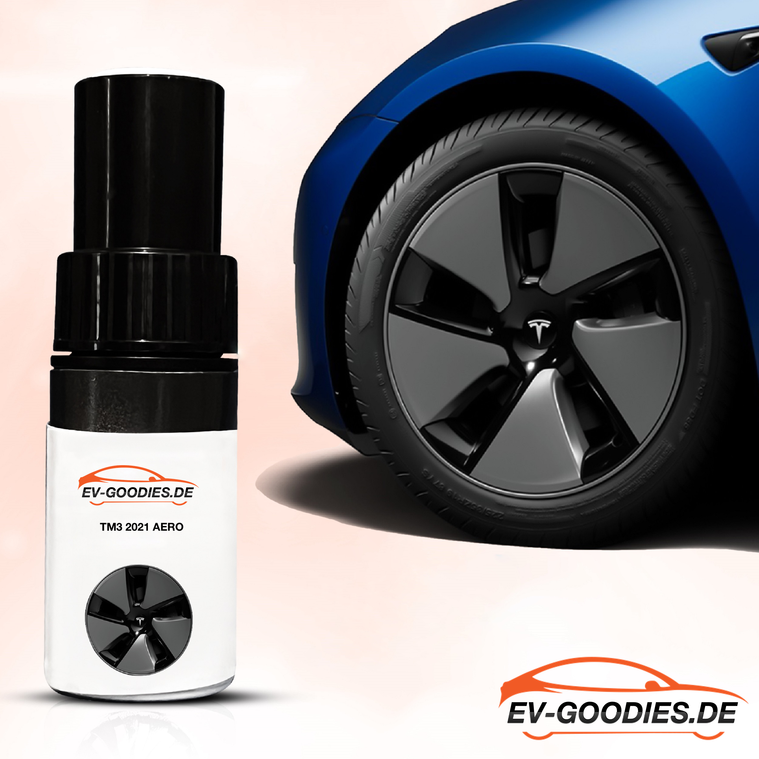 Malerkostreparasjonssett for Tesla Model 3, 18 tommer, aero felger, felgreparasjon, felgriper, felgfarge Malerkostreparasjonssett for Tesla Model 3, 18 tommer, aero felger, felgreparasjon, felgriper, felgfarge