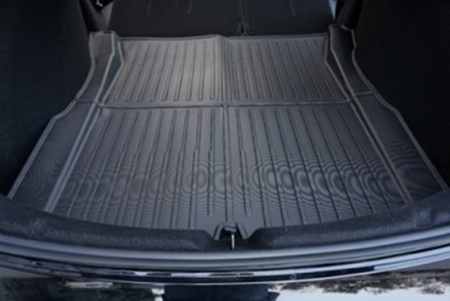 Allwetter Gummi Kofferraummatte für Tesla Model 3 Highland  Allwetter Gummi Kofferraummatte für Tesla Model 3 Highland
