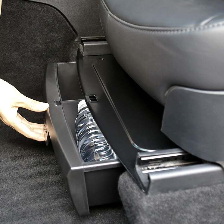 Organizer unter Fahrersitz, Aufbewahrungsbox für Tesla Model Y