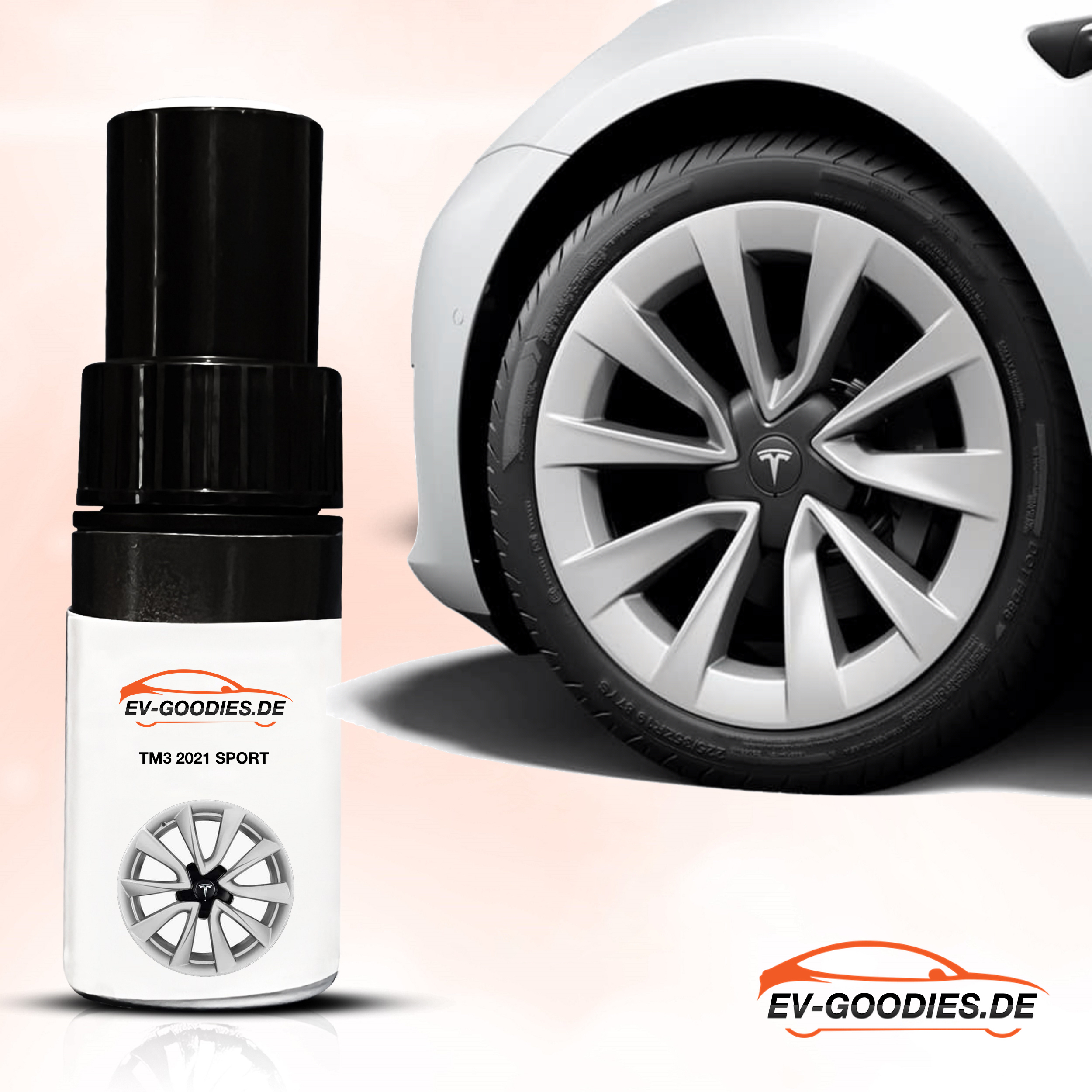 Lackpinsel Reparatur Set für Tesla Model 3, 19 Zoll, Sport Felgen, Felgen Reparatur, Felgen Kratzer, Felgen Farbe Lackpinsel Reparatur Set für Tesla Model 3, 19 Zoll, Sport Felgen, Felgen Reparatur, Felgen Kratzer, Felgen Farbe